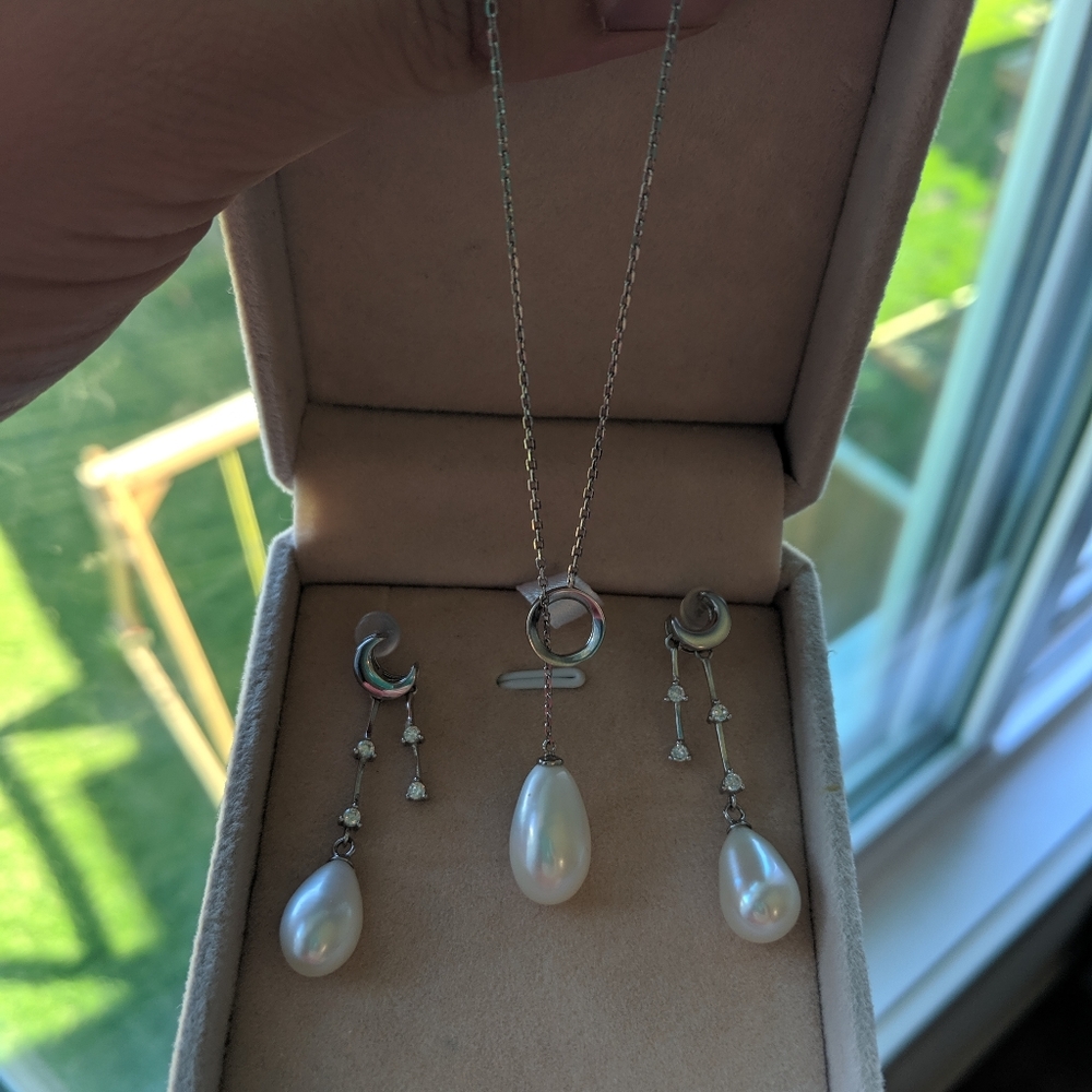 Freshwater pearl set
